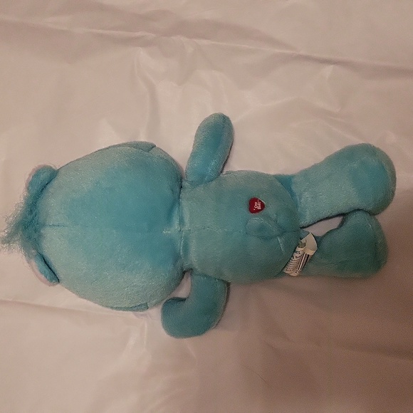 EUC 8" Aqua Heartsong Care Bear 2007 - Picture 2 of 5
